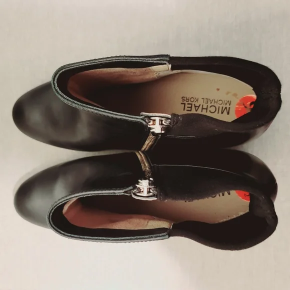 Michael Kors Wedge Ankle Booties w/ Zipper - Picture 4 of 16